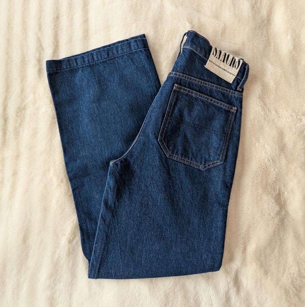 Mother SNACKS! Fun Dip Puddle Utility Jeans